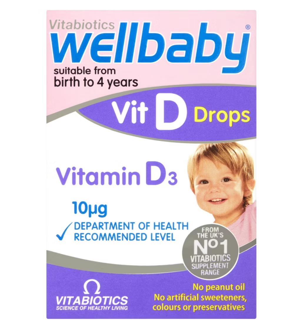 Vitabiotics Wellbaby Vit D Drops Birth to 4 Years 30ml