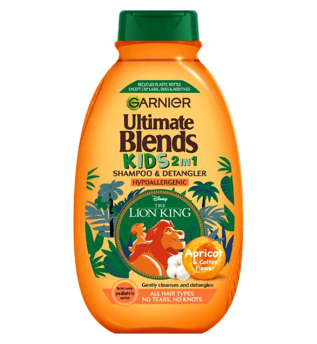 Garnier Ultimate Blends Kids Apricot No Tears Easy Detangling Shampoo 250ml