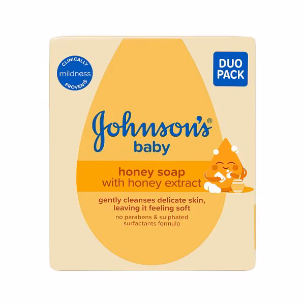 Johnsons Baby Soap Honey 90G 2Pck