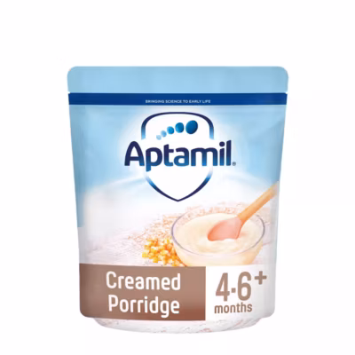 Aptamil Creamed Porridge Baby Cereal, 4-6+ Months, 125 g