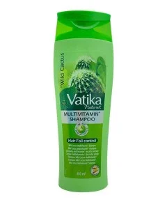 Vatika Naturals Wild Cactus Multivitamin Hair Fall Control Shampoo 400ml