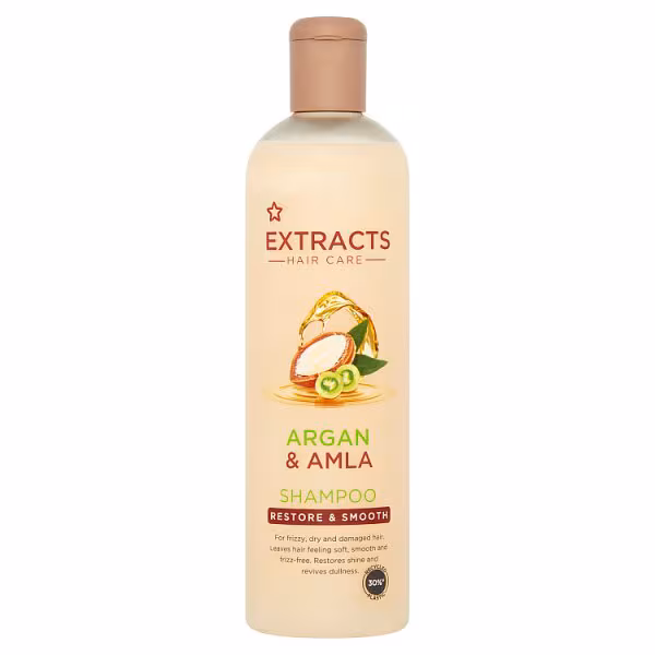 Superdrug Extracts Argan & Amla Shampoo 400ml