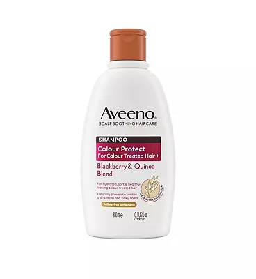 Aveeno Haircare Colour Protect+ Blackberry & Quinoa Blend Shampoo 300ml