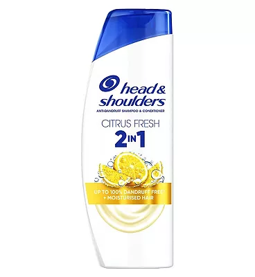 Head & Shoulders Citrus Fresh 2in1 Anti Dandruff Shampoo for greasy hair 330ml