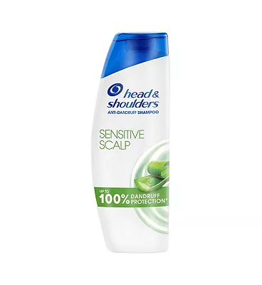 Head & Shoulders Sensitive Scalp Anti-Dandruff Shampoo 400ml With Aloe Vera