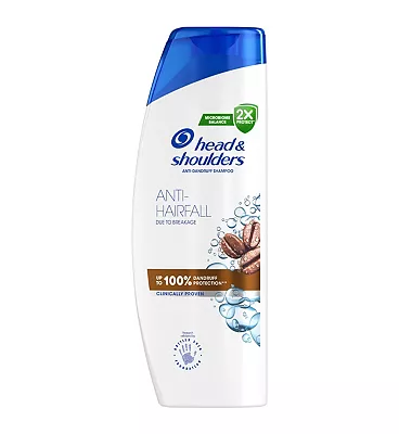 Head & Shoulders Anti Hair Fall Anti Dandruff Shampoo. Infused with Caffeine 400ml