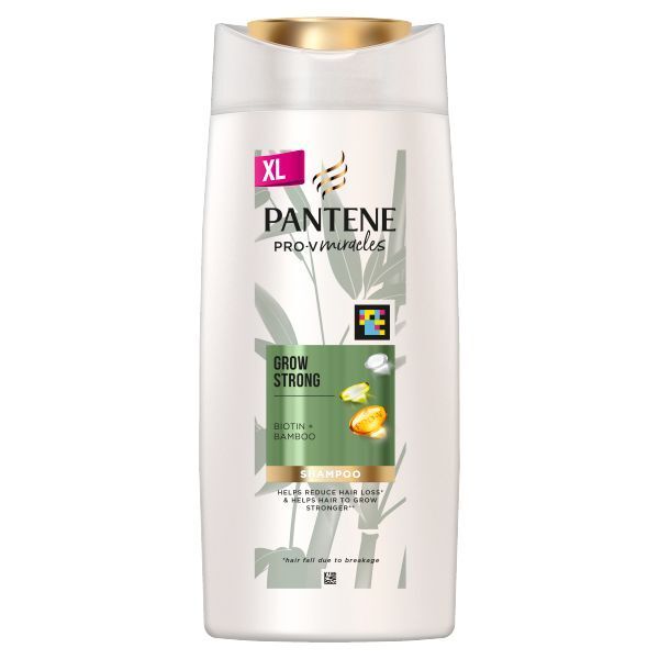 Pantene Grow Strong Shampoo With Bamboo And Biotin 600ml