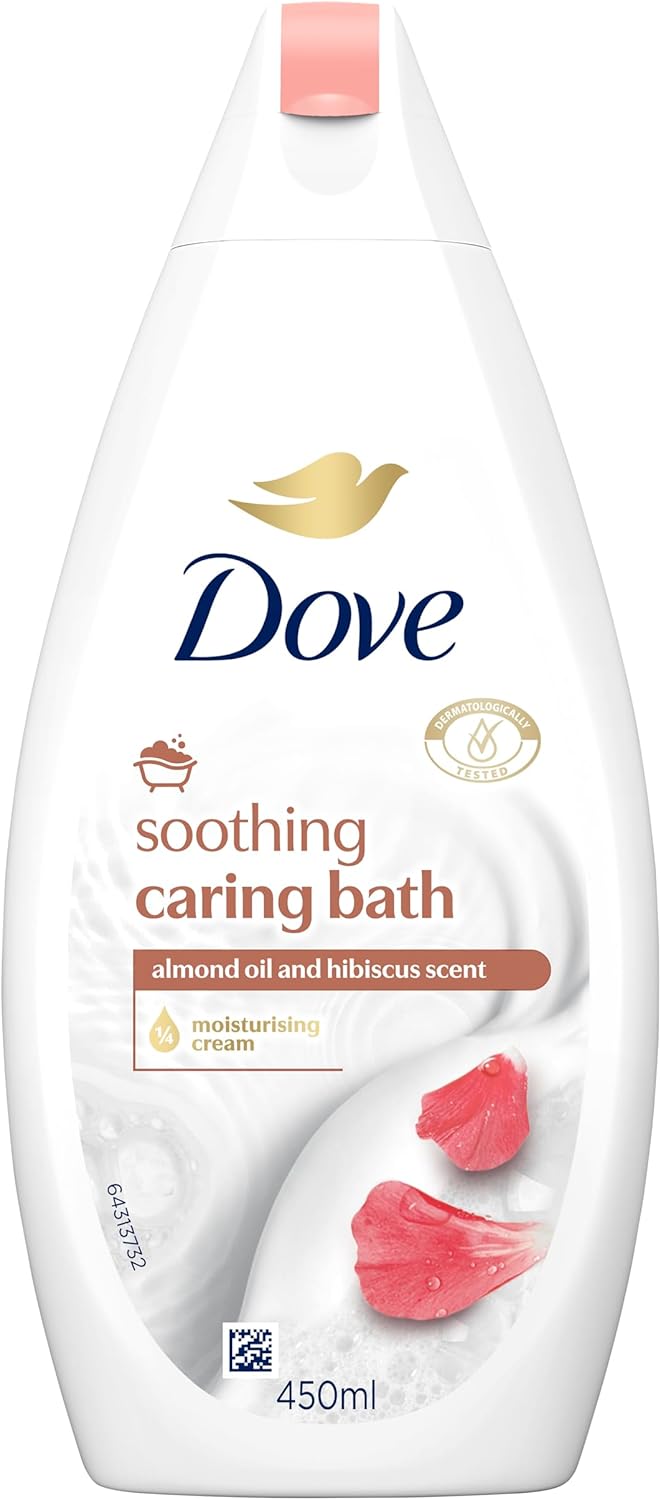 Dove Soothing Almond Cream And Hibiscus Bath Soak 450ml