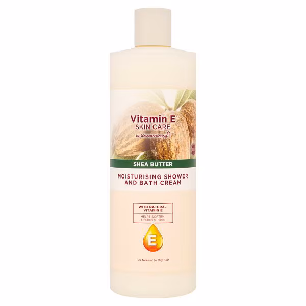 Superdrug Vitamin E & Shea Showergel & Bath Soak 500ml