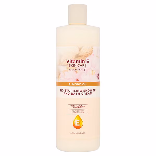 Superdrug Vitamin E & Almond Showergel & Bath Soak 500ml