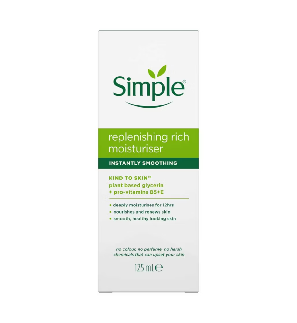 Simple Kind to Skin Replenishing Rich Moisturiser 125ml
