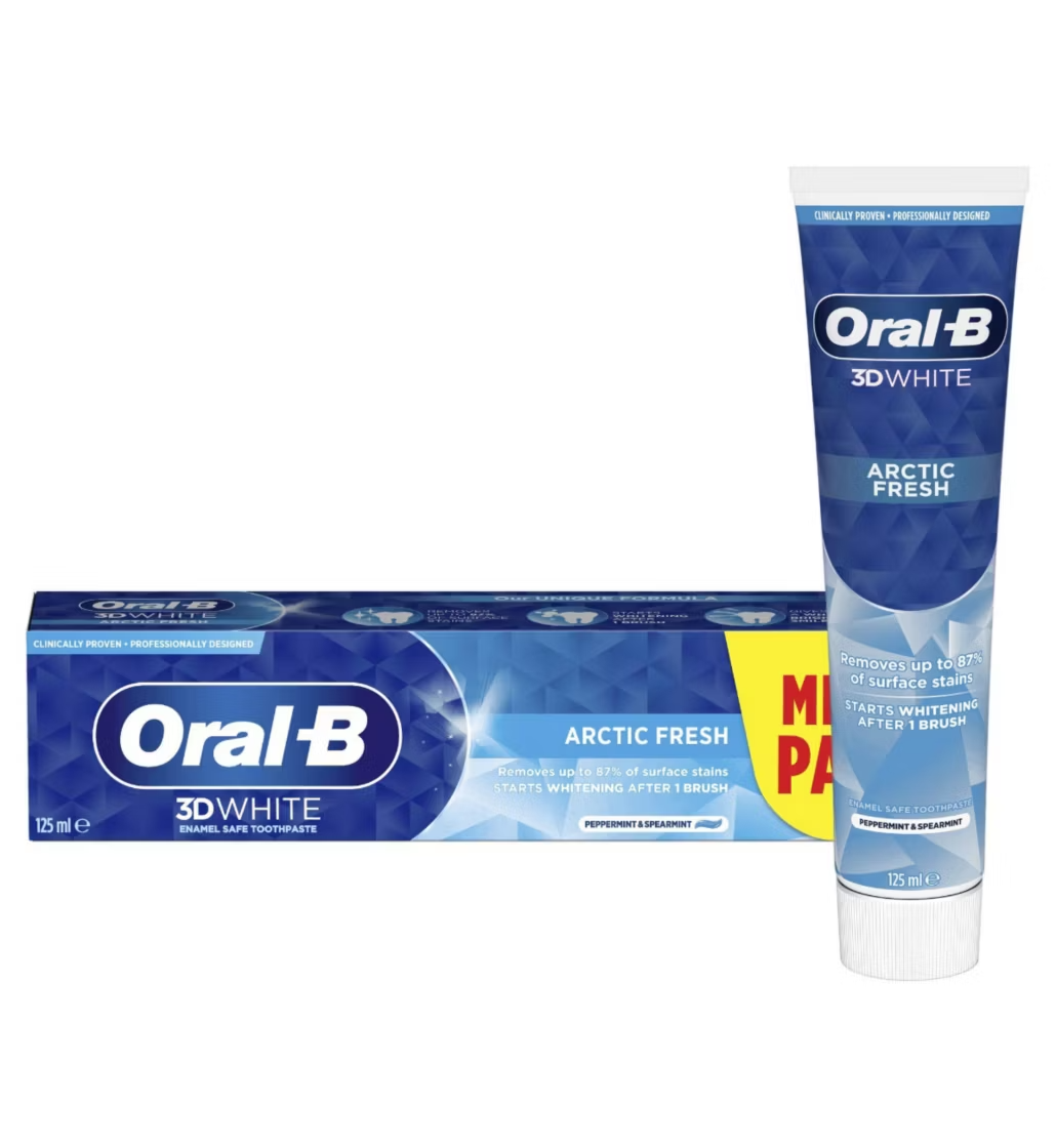 Oral-B 3D White Arctic Fresh Toothpaste 125ml