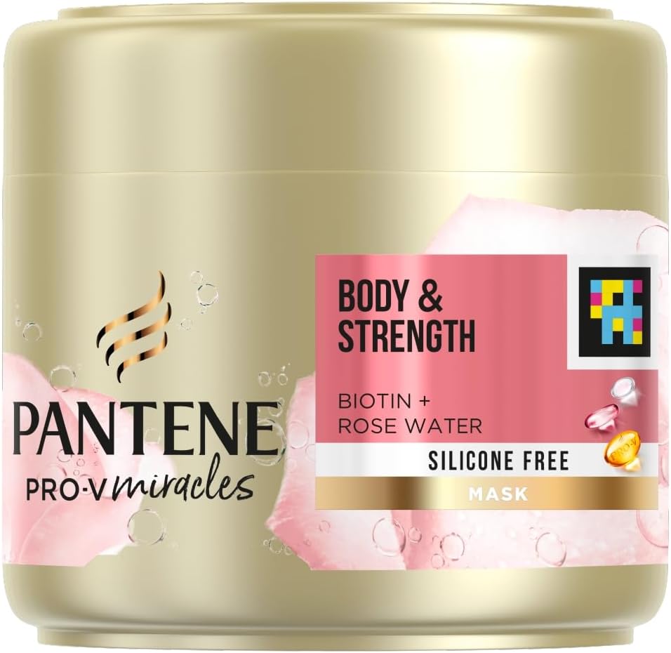 Pantene Body & Strength Silicone Free Hair Mask 300ml
