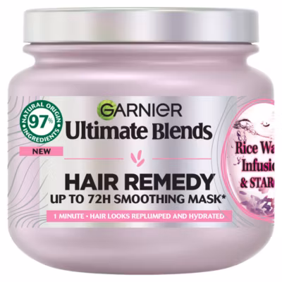 Garnier Ultimate Blends Rice Water Infusion & Starch Hair Remedy Mask 340ml