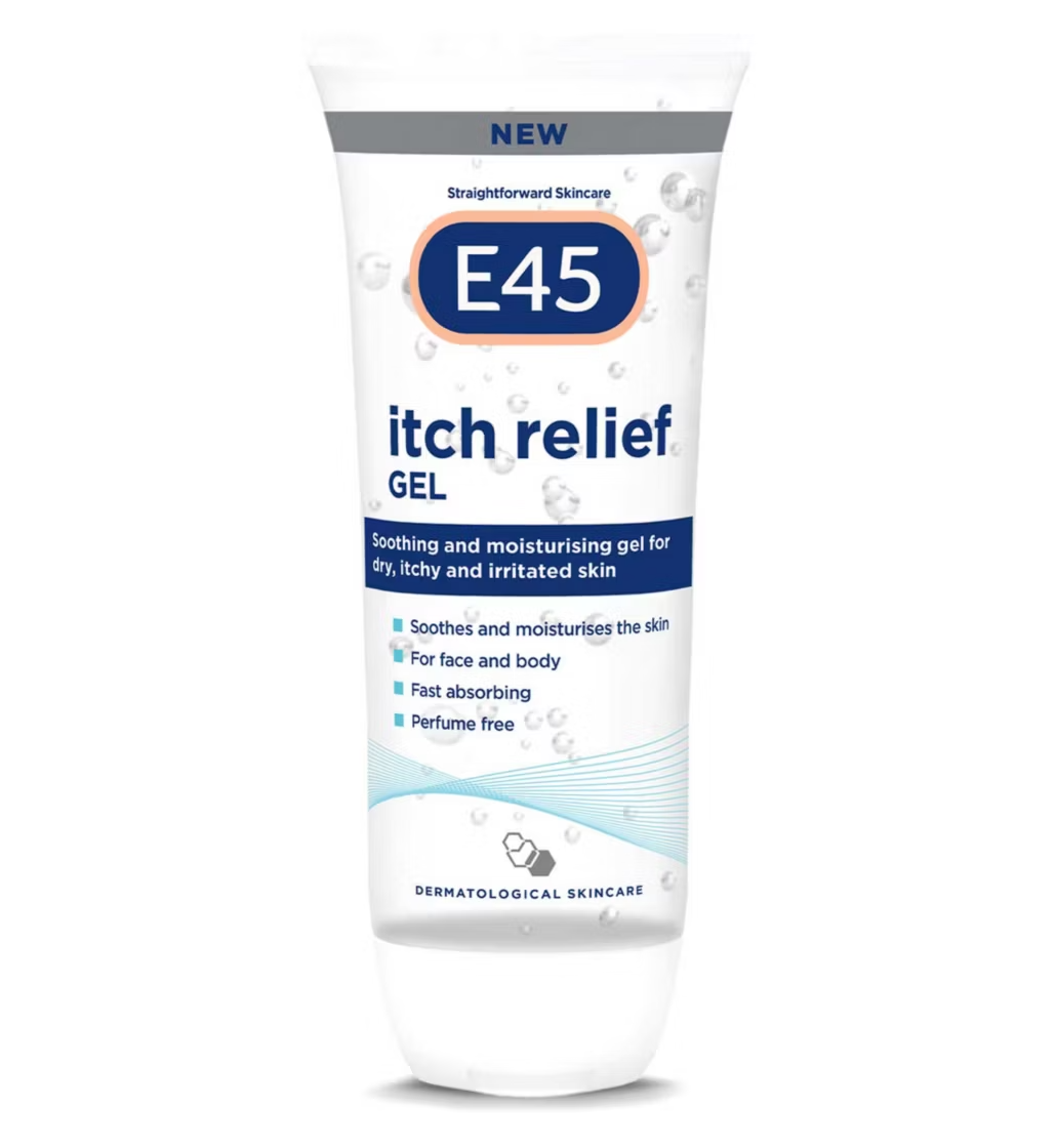 E45 Itch Relief Gel Instantly Cools and Soothes Dry, Itchy and Irritated Skin - 100ml