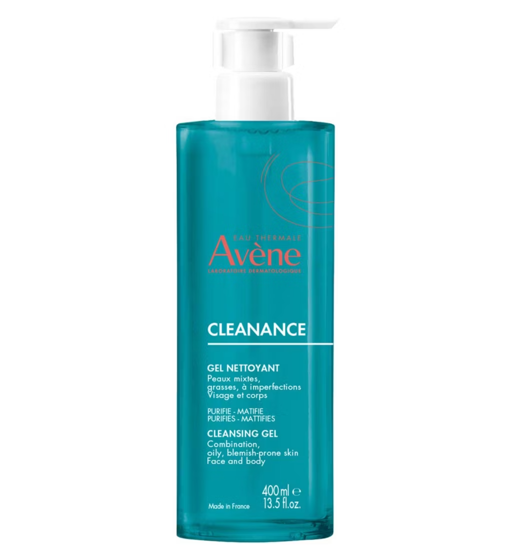 Avène Cleanance Cleansing Gel Cleanser for Oily, Blemish-Prone Skin 400ml