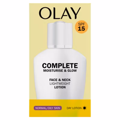 Olay Complete Moisturise & Glow Face And Neck Lotion With SPF15 200ml