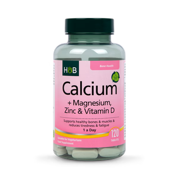 Holland & Barrett Calcium Magnesium Vitamin D & Zinc 120 Tablets