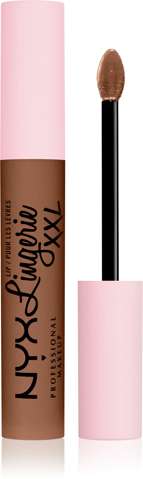 NYX Professional Makeup Lip Lingerie LXXL29 Long Lasting Matte Liquid Lipstick - Hot Caramelo
