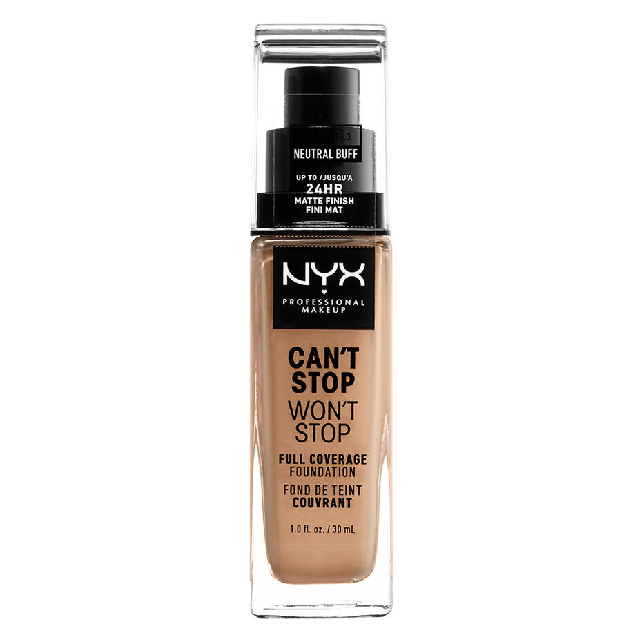 NYX Professional Makeup Cant Stop Foundation Neutral Buff 30ml