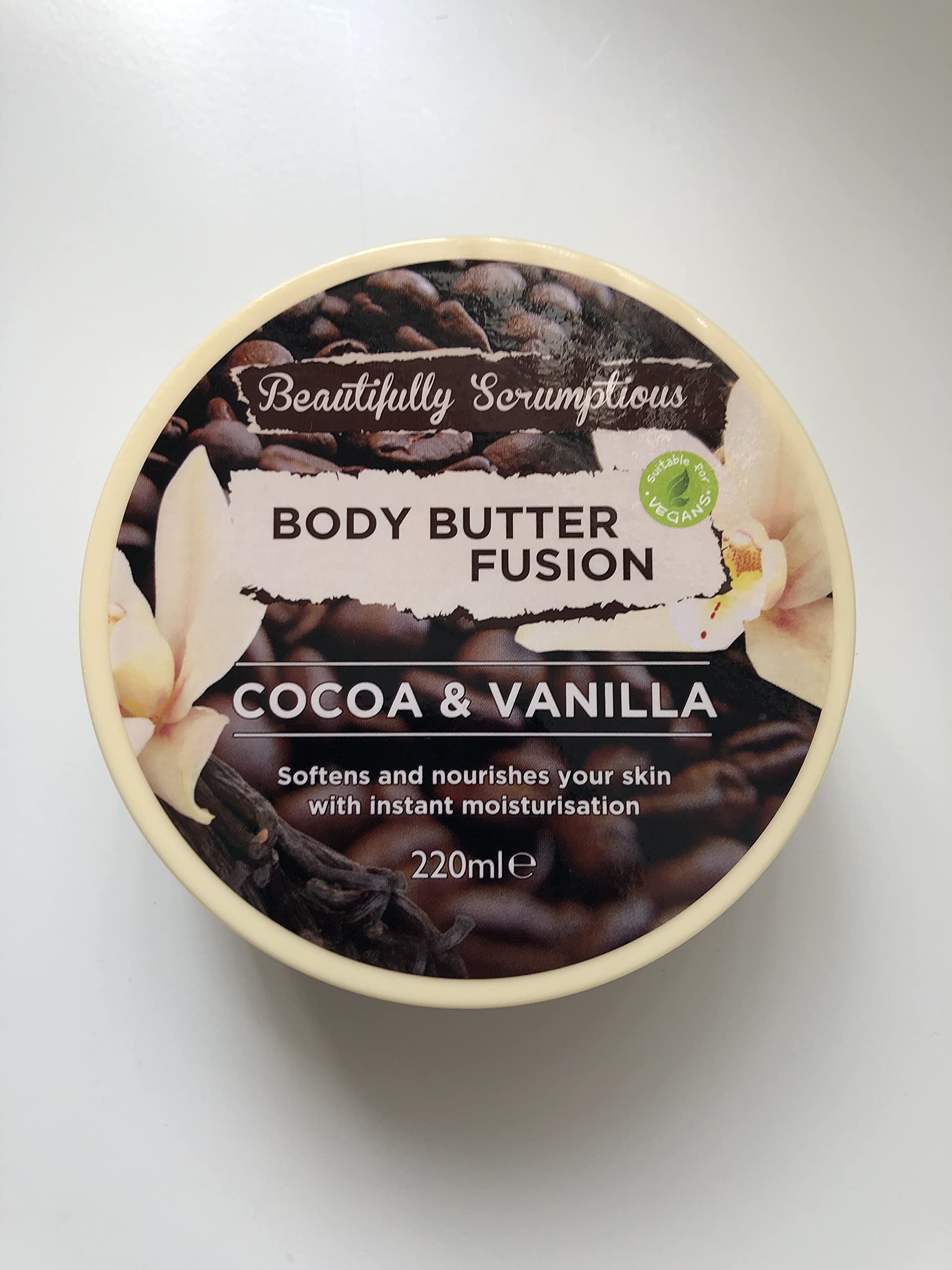 Beautifully Scrumptious Cocoa and Vanilla Body Butter 220ML