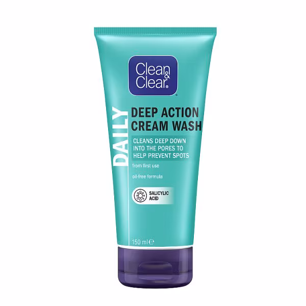 Clean & Clear Deep Action Cream Wash 150ml