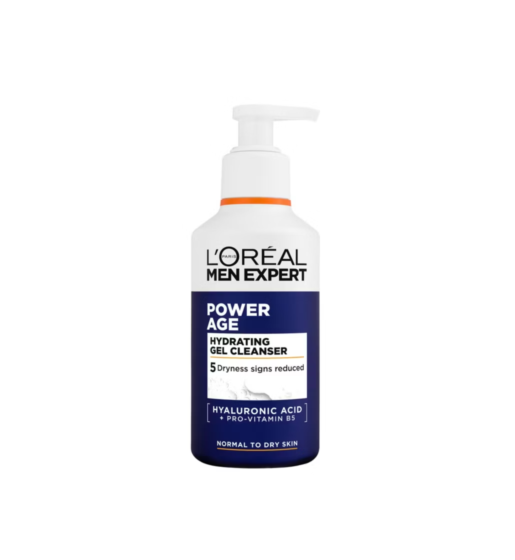 L'Oréal Paris Men Expert Power Age Hydrating Gel Cleanser for Normal to Dry Skin 260ml