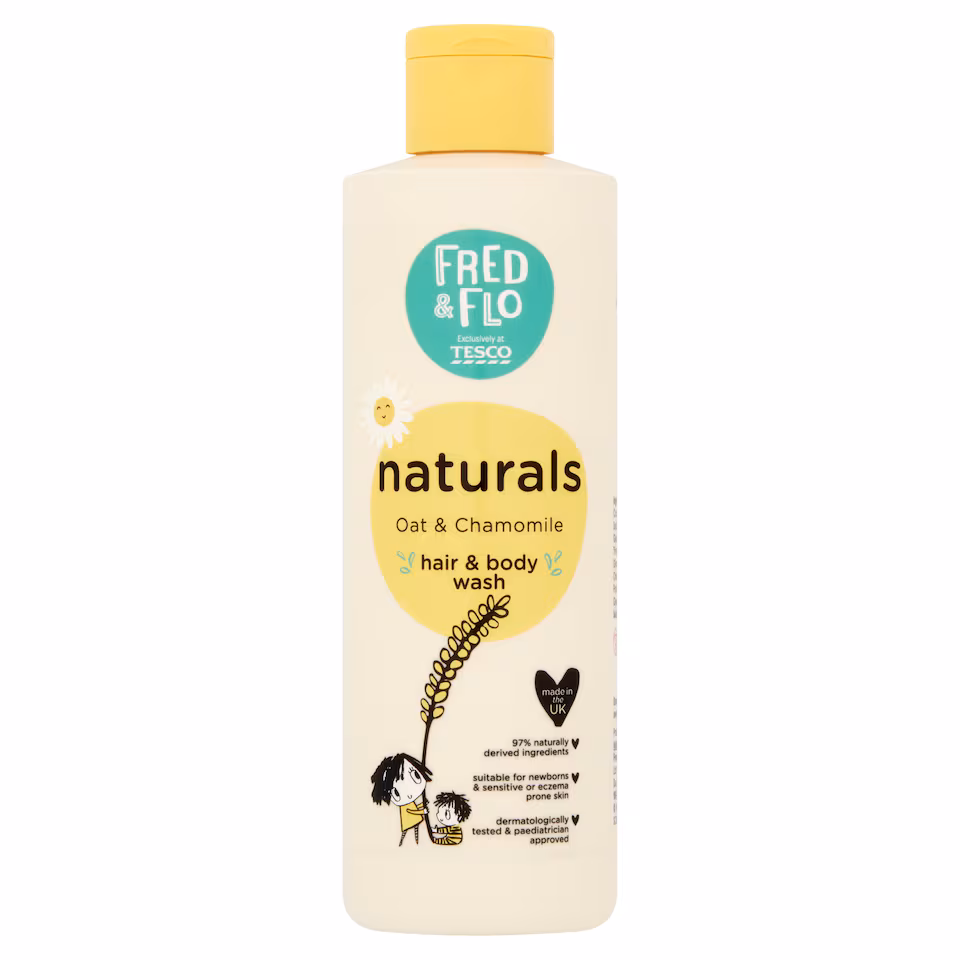 Fred & Flo Naturals Hair & Body Wash - Oat & Chamomile 250ml