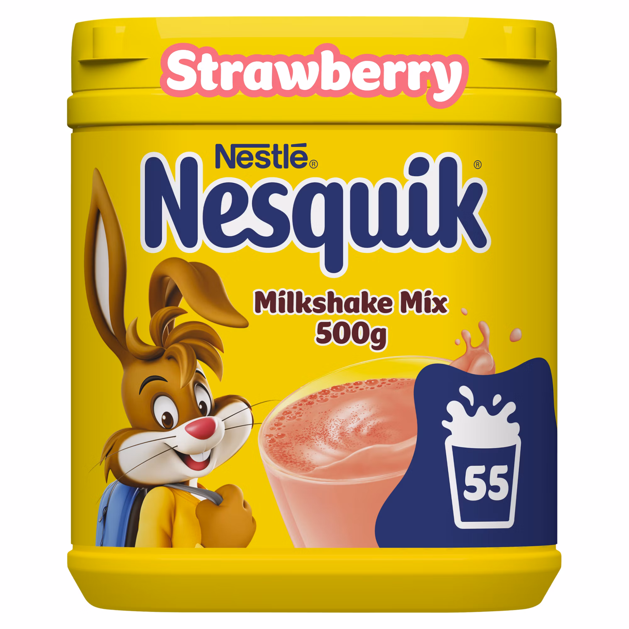 Nesquik Strawberry Flavoured Milkshake Powder Tub 500g
