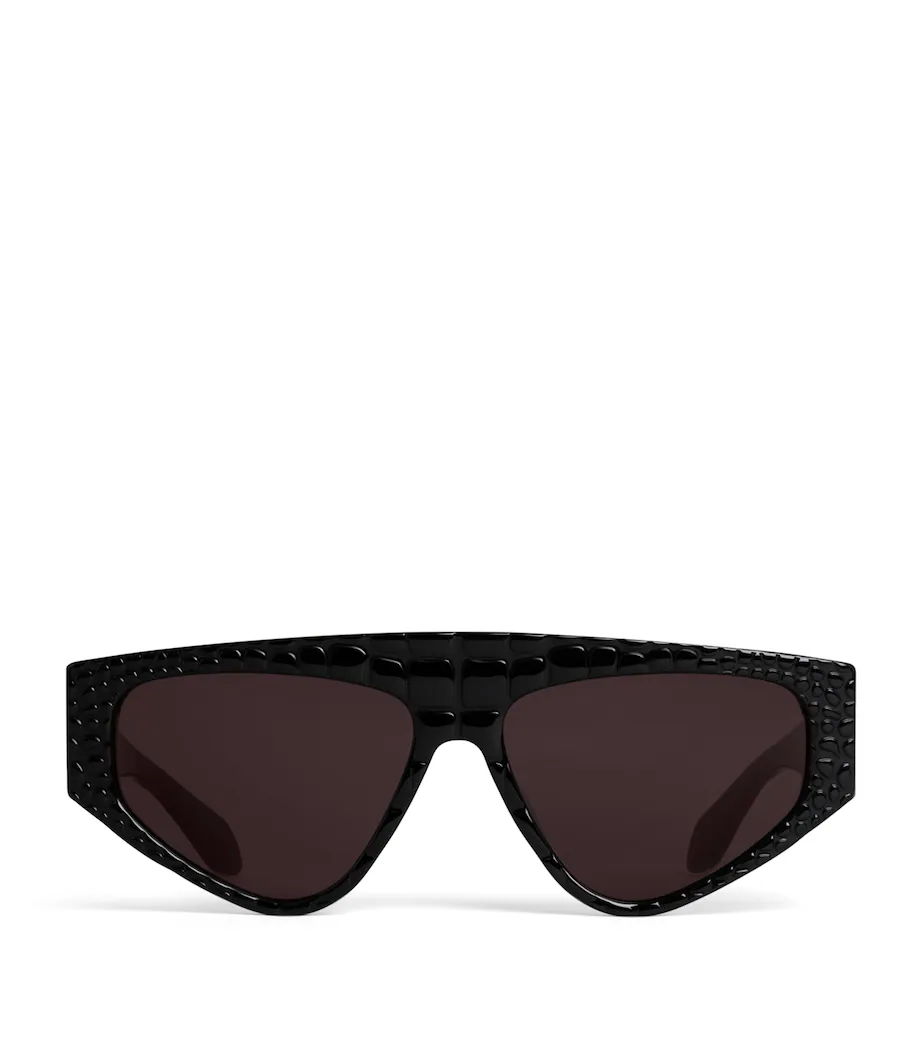Alaia Acetate Aviator Mask Sunglasses